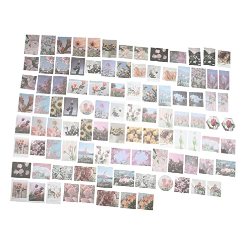 Gogogmee 200 Stücke Klebstoff DIY Aufkleber Handkonto Scrapbook Handwerk Aufkleber Aufkleber von Gogogmee