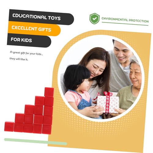 Gogogmee 200 Teiliges Bunter Kunststoff Würfel Kleine Quadratische Bausteine für Grundschul Mathematik Lernspielzeug für Zählen Sortieren Mustererkennung und Algebraische Übungen von Gogogmee