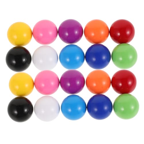 Gogogmee 20Stücke Kleine Farbige Kunststoffbälle für Ersatzbälle für Ball Drop für Lernspiele und Matheunterricht Robustes Design für Langlebigkeit von Gogogmee