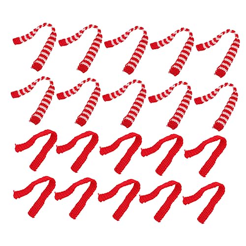 Gogogmee 20Stücke Mini Figurenschals Hochwertige Party Dekoration für Puppen und Miniaturfiguren für Weihnachtsfeiern und Festliche Anlässe Gogogmee 20Stücke Mini Figurenschals Hochwertige Party Dekoration für Puppen und Miniaturfiguren für Weihnachtsfeiern und Festliche Anlässe von Gogogmee