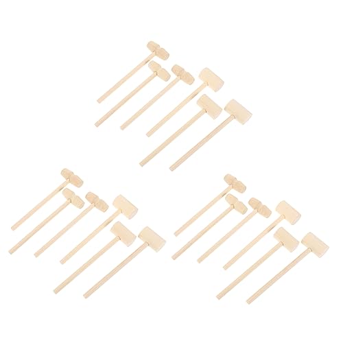 Gogogmee 20Stücke Mini Holzhammer Spielzeughämmer für Hämmern von Bausteinen Sicher und Kompakt Vielseitig Einsetzbar für Kreative Spiele und Aktivitäten Gogogmee 20Stücke Mini Holzhammer Spielzeughämmer für Hämmern von Bausteinen Sicher und Kompakt Vielseitig Einsetzbar für Kreative Spiele und Aktivitäten von Gogogmee