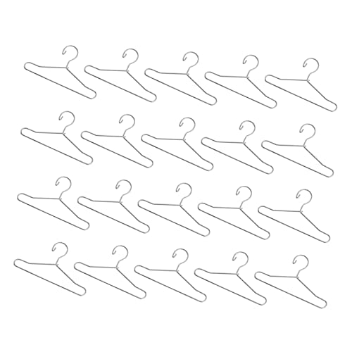 Gogogmee 20Stücke Mini Puppen Kleiderbügel aus Langlebigem Metall Praktische Aufbewahrung für Puppenkleider für Puppenschränke und Spielzimmer Perfektes Gogogmee 20Stücke Mini Puppen Kleiderbügel aus Langlebigem Metall Praktische Aufbewahrung für Puppenkleider für Puppenschränke und Spielzimmer Perfektes von Gogogmee