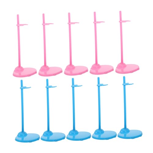 Gogogmee 20Stücke Puppenständer Stabile Unterstützung für Puppen Pinke Blaue Halter für Puppenanzeige Spielzeugständer Langlebige Kunststoffkonstruktion Gogogmee 20Stücke Puppenständer Stabile Unterstützung für Puppen Pinke Blaue Halter für Puppenanzeige Spielzeugständer Langlebige Kunststoffkonstruktion von Gogogmee