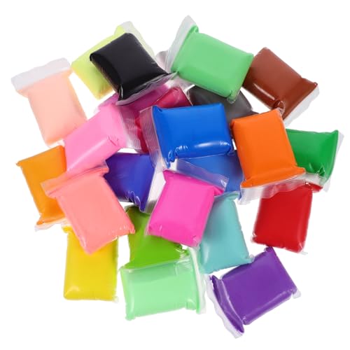 Gogogmee 24 Packungen Modelliermasse Farben Leichtes Sicheres DIY Clay Kit für Selbsttrocknend für Basteln Kleine Figuren Schlüsselanhänger Vielseitiges Tonspielzeug Gogogmee 24 Packungen Modelliermasse Farben Leichtes Sicheres DIY Clay Kit für Selbsttrocknend für Basteln Kleine Figuren Schlüsselanhänger Vielseitiges Tonspielzeug von Gogogmee