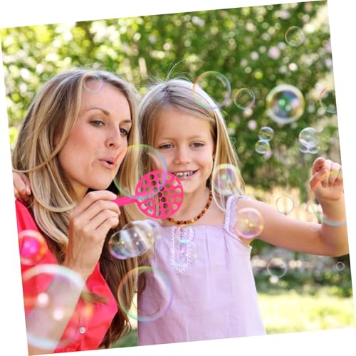 Gogogmee 24 Stück Teiliges Bubble Wand mit Praktischem Tablett Bunte Seifenblasenstäbe für Kindergeburtstag und Outdoor Spiele Geeignet für Garten Park und Sommerspaß Robustes Material von Gogogmee