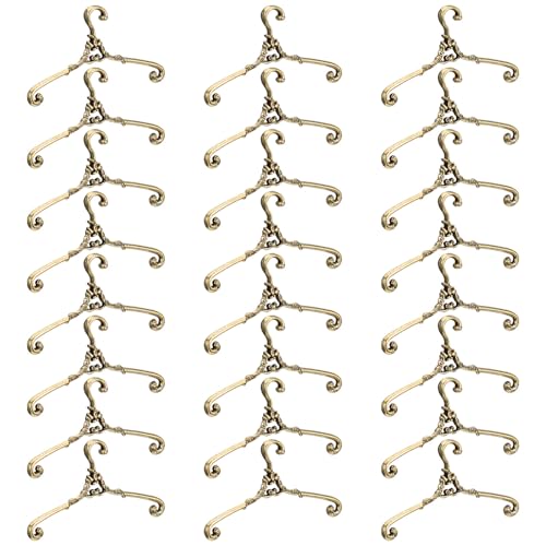 Gogogmee 24 Stück Teiliges Mini kleiderbügel Metall in Bronzeoptik Stabile Puppenkleiderbügel für Puppenhaus Leicht Langlebig zur Präsentation von Babykleidung und Miniaturkleidung Gogogmee 24 Stück Teiliges Mini kleiderbügel Metall in Bronzeoptik Stabile Puppenkleiderbügel für Puppenhaus Leicht Langlebig zur Präsentation von Babykleidung und Miniaturkleidung von Gogogmee