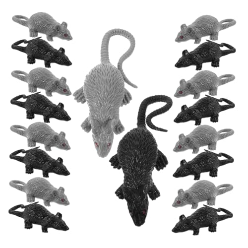 Gogogmee 24 Stück Teiliges Realistische Mäuse Halloween Deko Spuktiere Langlebige Fake Ratten für Gruselige Party Streiche und Witzige Tierdekorationen Gogogmee 24 Stück Teiliges Realistische Mäuse Halloween Deko Spuktiere Langlebige Fake Ratten für Gruselige Party Streiche und Witzige Tierdekorationen von Gogogmee