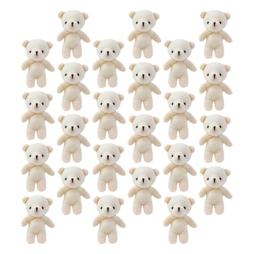 Gogogmee 24Stücke Mini Bär Anhänger Süße Plüsch Schlüsselanhänger zum Aufhängen Winziges Bärendekor für Handtaschen Rucksäcke für Freunde und Familie Gogogmee 24Stücke Mini Bär Anhänger Süße Plüsch Schlüsselanhänger zum Aufhängen Winziges Bärendekor für Handtaschen Rucksäcke für Freunde und Familie von Gogogmee
