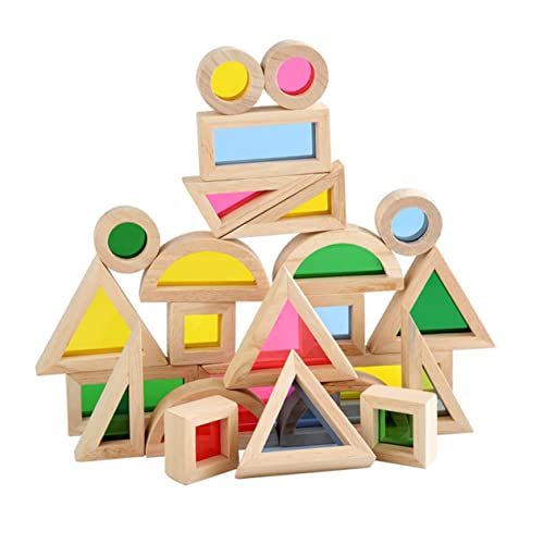 Gogogmee 24Stücke Teiliges Bausteine für Kleinkinder Holzspielzeug Form und Farberkennung für Vorschule und Zuhause Fördert Feinmotorik Gogogmee 24Stücke Teiliges Bausteine für Kleinkinder Holzspielzeug Form und Farberkennung für Vorschule und Zuhause Fördert Feinmotorik von Gogogmee