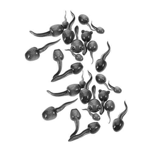 Gogogmee 26 Stück Realistische Mini Kaulquappen Figuren Teiliges für Mikro Landschaften DIY Moosgarten Dekoration Lebensechte Kleine Ornamente für Aquarium Garten Balkon Schreibtisch von Gogogmee