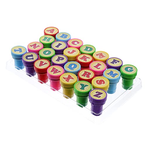 Gogogmee 26Stücke Teiliges Selbstfärbender Buchstabenstempel für Umweltfreundliche Stempel für Unterricht Geburtstagsfeiern und Kreative Projekte Farben Zufällig Sortiert Gogogmee 26Stücke Teiliges Selbstfärbender Buchstabenstempel für Umweltfreundliche Stempel für Unterricht Geburtstagsfeiern und Kreative Projekte Farben Zufällig Sortiert von Gogogmee