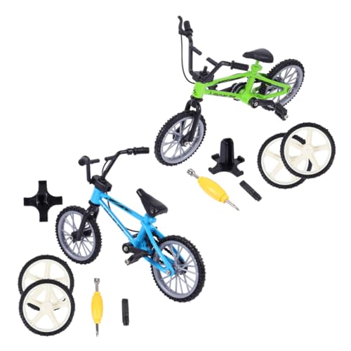 Gogogmee 2Sätze Bike Finger aus Aluminiumlegierung Tischspiel für Fördert Geschicklichkeit und Kreativität im Wettbewerbsspiel Gogogmee 2Sätze Bike Finger aus Aluminiumlegierung Tischspiel für Fördert Geschicklichkeit und Kreativität im Wettbewerbsspiel von Gogogmee