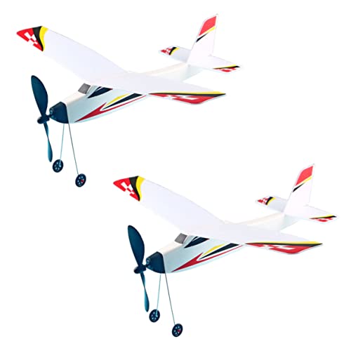 Gogogmee 2Stücke Gummiband Flugzeug Segelflugzeug Modelle für Fördert Fantasie und Praktische Fähigkeiten für Outdoor und Gemeinsame Aktivitäten Gogogmee 2Stücke Gummiband Flugzeug Segelflugzeug Modelle für Fördert Fantasie und Praktische Fähigkeiten für Outdoor und Gemeinsame Aktivitäten von Gogogmee