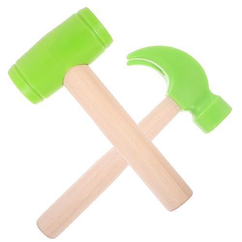 Gogogmee 2Stücke Hammer Holzspielzeug Für Kreative Rollenspiele Fördert Die Hand Augen Koordination Sicherer Holzgriff Leuchtende Farben Für Jungen Und Ab Gogogmee 2Stücke Hammer Holzspielzeug Für Kreative Rollenspiele Fördert Die Hand Augen Koordination Sicherer Holzgriff Leuchtende Farben Für Jungen Und Ab von Gogogmee