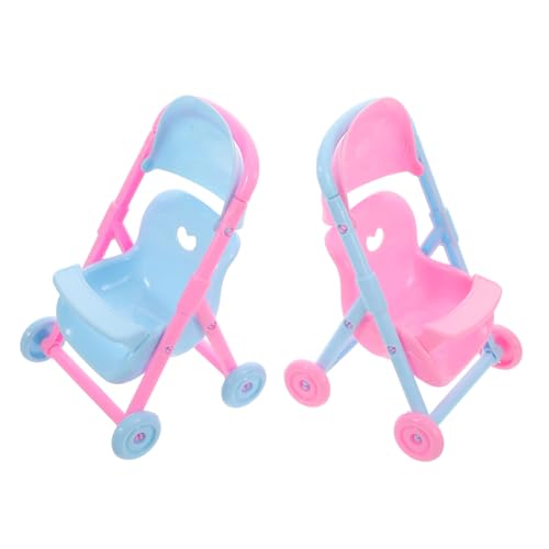 Gogogmee 2Stücke Kinderwagen für Puppen Realistischer Babypuppen Kinderwagen Teiliges Fantasievolles für Kleinkinder und Kleine Jungen Fördert Kreativität und Soziale von Gogogmee