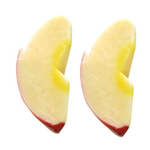 Gogogmee 2Stücke Künstliche Apfelscheiben Dekorative Simulation für Tischdekoration und Küchenaccessoires Realistische Früchte für Zuhause Büro Supermarkt und Fotostudios Gogogmee 2Stücke Künstliche Apfelscheiben Dekorative Simulation für Tischdekoration und Küchenaccessoires Realistische Früchte für Zuhause Büro Supermarkt und Fotostudios von Gogogmee