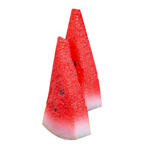 Gogogmee Wassermelonen 2 Stücke Realistische Künstliche Wassermelonen Scheiben aus PVC für Party und Fotografie Requisiten Gogogmee Wassermelonen 2 Stücke Realistische Künstliche Wassermelonen Scheiben aus PVC für Party und Fotografie Requisiten von Gogogmee