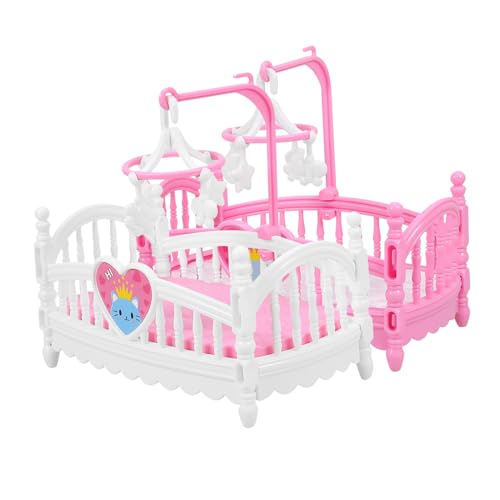 Gogogmee 2Stücke Mini Puppenhaus Möbel und Stabil Langlebig für Puppenhaus Dekoration und Zubehör für Kinderzimmer und Spielzeugdekoration von Gogogmee