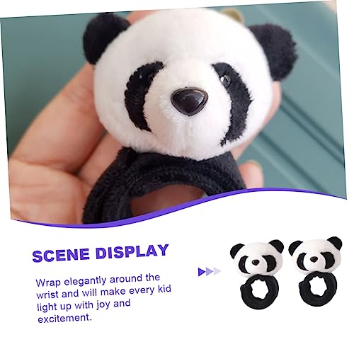 Gogogmee 2Stücke Panda Slap Armbänder für Plüschspielzeug Dekorative DIY Armbänder für Partys und Komfortabel Anpassbar Langlebig und Farbenfroh von Gogogmee