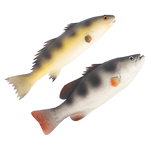 Gogogmee 2Stücke Realistische Fischmodelle aus PU Simulierte Tierfiguren für Lernspielzeug und Dekoration für Kindergarten und Kinderzimmer Gogogmee 2Stücke Realistische Fischmodelle aus PU Simulierte Tierfiguren für Lernspielzeug und Dekoration für Kindergarten und Kinderzimmer von Gogogmee