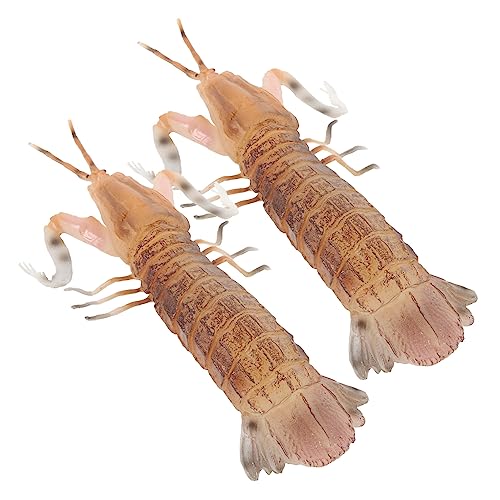 Gogogmee 2Stücke Realistisches Garnelenmodell Künstliche Garnelen für Heimdekoration Foto Requisite und Ausstellungsmodell Langlebig aus Gefertigt für Restaurant Gogogmee 2Stücke Realistisches Garnelenmodell Künstliche Garnelen für Heimdekoration Foto Requisite und Ausstellungsmodell Langlebig aus Gefertigt für Restaurant von Gogogmee