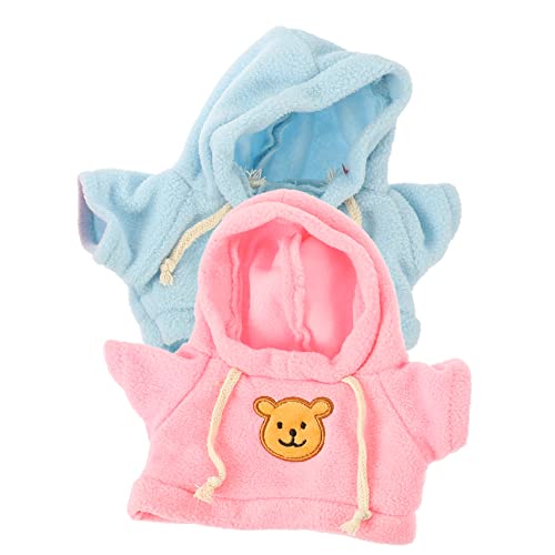 Gogogmee 2Stücke Wiederverwendbare Puppenkleidung für Bärenpuppen Entzückende Outfits für Kreativität von Gogogmee