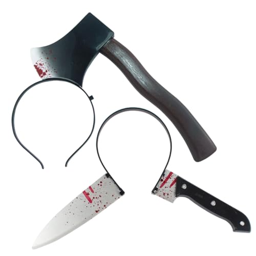 Gogogmee 2er Set Lustige Gruselige Halloween Requisiten Blutiges Stirnband Mit Und Für Horrorkostüme Und Trickspielzeuge Ideales Zubehör Für Halloween Partys Und Gogogmee 2er Set Lustige Gruselige Halloween Requisiten Blutiges Stirnband Mit Und Für Horrorkostüme Und Trickspielzeuge Ideales Zubehör Für Halloween Partys Und von Gogogmee