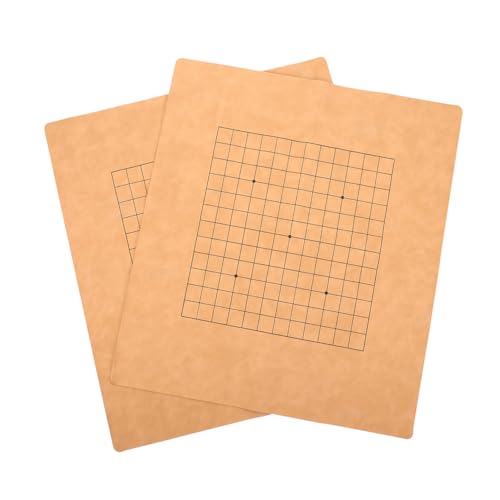 Gogogmee 2pcs Schachbrettspielzubehör Faltbare Schlupfschachbretter Einfache Schachbretter von Gogogmee