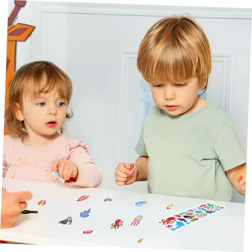 Gogogmee 3 Blätter Cartoon Belohnungssticker Langlebige Sealing Stickers für Handy Kühlschrank Fahrrad Flasche Vielseitige Aufkleber mit Fahrzeug und Tiermotiven Kreative Bastel Dekoration von Gogogmee