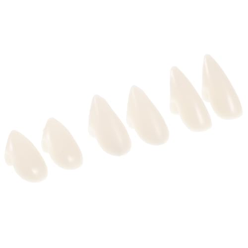 Gogogmee 3 Paare Vampirzähne in Sichere Geruchslose Kunstzähne ohne Kleber für Halloween und Cosplay Partys Unisex Kostümzubehör für Vampire und Werwölfe Gogogmee 3 Paare Vampirzähne in Sichere Geruchslose Kunstzähne ohne Kleber für Halloween und Cosplay Partys Unisex Kostümzubehör für Vampire und Werwölfe von Gogogmee