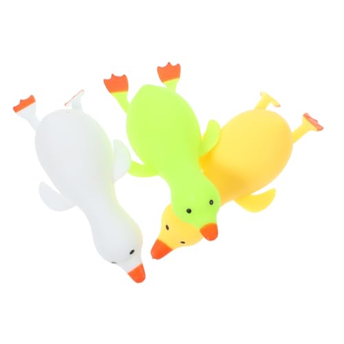 Gogogmee 3 STÜCKE Teiliges Elastisches Stretch Stressabbau Lustiges Quetschspielzeug mit Cartoon Ente Sensorisches Fummelspielzeug zur Beruhigung und Angstlösung Zufällige Zufällige Farbe Gogogmee 3 STÜCKE Teiliges Elastisches Stretch Stressabbau Lustiges Quetschspielzeug mit Cartoon Ente Sensorisches Fummelspielzeug zur Beruhigung und Angstlösung Zufällige Zufällige Farbe von Gogogmee
