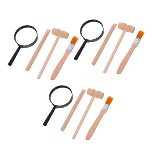 Gogogmee 3 Sätze Archäologische Ausgrabungsspielzeuge mit Kleinem Holzhammer Meißel Pinsel und Lupe Sicheres Kinderspielzeug Ab Jahren Fördert Entdeckergeist und Wissenschaftsinteresse Gogogmee 3 Sätze Archäologische Ausgrabungsspielzeuge mit Kleinem Holzhammer Meißel Pinsel und Lupe Sicheres Kinderspielzeug Ab Jahren Fördert Entdeckergeist und Wissenschaftsinteresse von Gogogmee
