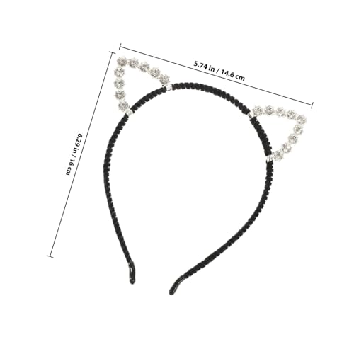 Gogogmee 3 Stück Katzenohren Stirnband mit Strass Langlebiges Legierungs haarschmuck Funkelndes Halloween accessoire für Damen Modisch und Vielseitig für Partys und Cosplay Gogogmee 3 Stück Katzenohren Stirnband mit Strass Langlebiges Legierungs haarschmuck Funkelndes Halloween accessoire für Damen Modisch und Vielseitig für Partys und Cosplay von Gogogmee