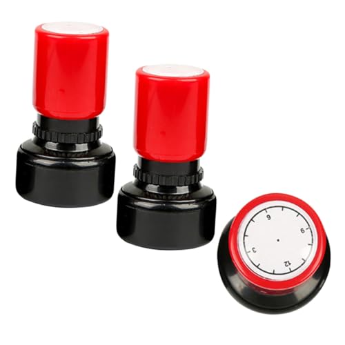 Gogogmee 3 Stück Lehrerstempel für Uhr Design Stempel Praktische Stempel für Unterricht und Spiel für Schüler und DIY Aktivitäten von Gogogmee