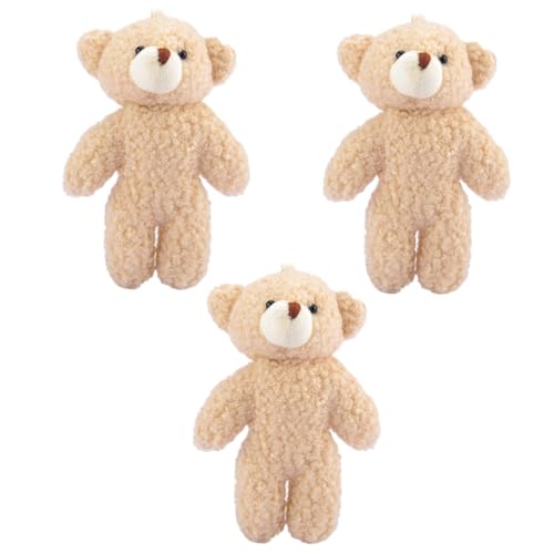 Gogogmee 3 Stück Plüsch Bären Schlüsselanhänger Kuscheliges Stofftier Anhänger Süßes Bag Pendant Dekoration für Auto Tasche Party Gogogmee 3 Stück Plüsch Bären Schlüsselanhänger Kuscheliges Stofftier Anhänger Süßes Bag Pendant Dekoration für Auto Tasche Party von Gogogmee