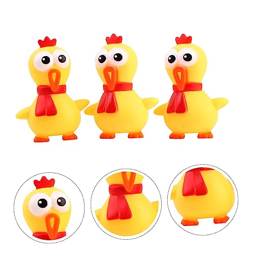 Gogogmee 3 Stück Quietschendes Huhn für Hunde Stressabbau und Beißen Leicht Tragbar Sicherer Kauspielzeug mit Quietscher für Haustiere Fördert Sauberes Zuhause und Spielspaß Gogogmee 3 Stück Quietschendes Huhn für Hunde Stressabbau und Beißen Leicht Tragbar Sicherer Kauspielzeug mit Quietscher für Haustiere Fördert Sauberes Zuhause und Spielspaß von Gogogmee