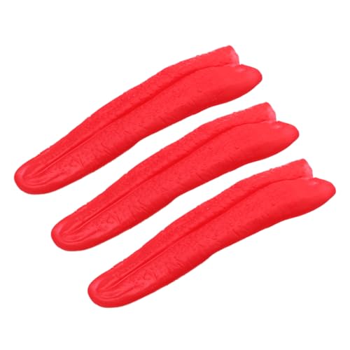 Gogogmee 3 Stück Realistische Dehnbare Rote Lange Zungen Requisiten für Halloween Kostüme und Horror Bühnenauftritte Leichtes Party Accessoire für Grusel Tricks und Cosplay Dekorationen Gogogmee 3 Stück Realistische Dehnbare Rote Lange Zungen Requisiten für Halloween Kostüme und Horror Bühnenauftritte Leichtes Party Accessoire für Grusel Tricks und Cosplay Dekorationen von Gogogmee