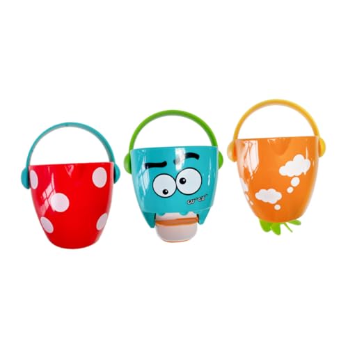 Gogogmee 3 Stück Teiliges Badewannenspielzeug Cartoon Spritzwasser Eimer für Badespielzeug für Kleinkinder zur Steigerung des Duschspaßes für Kreative Wasserspiele Gogogmee 3 Stück Teiliges Badewannenspielzeug Cartoon Spritzwasser Eimer für Badespielzeug für Kleinkinder zur Steigerung des Duschspaßes für Kreative Wasserspiele von Gogogmee