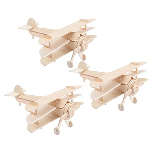 Gogogmee 3 Stück Teiliges DIY Holzflugzeug Modell Bausatz zum Bemalen für Puzzle Kreatives Bastelset Fantasie und Geschicklichkeit für Jungen Ab Jahren Gogogmee 3 Stück Teiliges DIY Holzflugzeug Modell Bausatz zum Bemalen für Puzzle Kreatives Bastelset Fantasie und Geschicklichkeit für Jungen Ab Jahren von Gogogmee