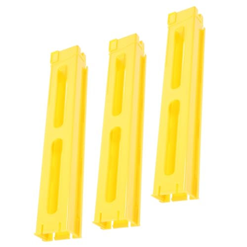 Gogogmee 3 Stück Teiliges Domino Zug Zubehör Stabile Clips für Domino Train Erweiterung Sicher mit Glatter Oberfläche Bunte Farben Einfaches Verteilen der Dominosteine von Gogogmee