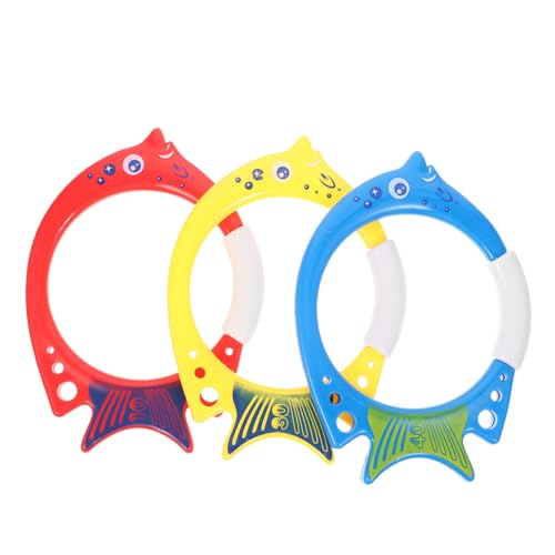 Gogogmee 3 Stück Teiliges Fischförmige Tauchringe für Schwimmtraining Unterwasser Tauchringe Wasserspielzeug Kompakt Sicher und Tragbar aus Premium Kunststoff Gogogmee 3 Stück Teiliges Fischförmige Tauchringe für Schwimmtraining Unterwasser Tauchringe Wasserspielzeug Kompakt Sicher und Tragbar aus Premium Kunststoff von Gogogmee