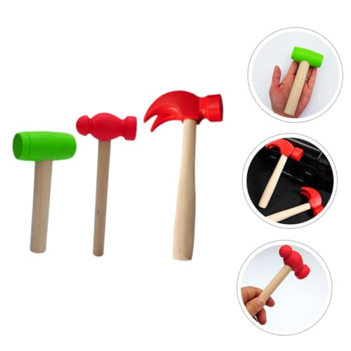 Gogogmee 3 Stück Teiliges Hammerspielzeug aus Holz für Sichere Kleine Schlagwerkzeuge mit Glattem Griff für Eltern Junge Mädchen interaktion und Spielerisches Lernen im Kindergarten Gogogmee 3 Stück Teiliges Hammerspielzeug aus Holz für Sichere Kleine Schlagwerkzeuge mit Glattem Griff für Eltern Junge Mädchen interaktion und Spielerisches Lernen im Kindergarten von Gogogmee