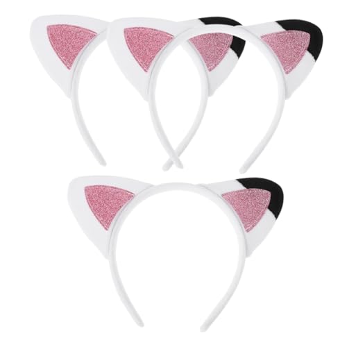Gogogmee 3 Stück Teiliges Katzenohren Haarband Süßer Flauschiger Stirnband mit Kleinen Katzenohren Detailreich Verarbeitet für Halloween Geburtstagsfeiern und Cosplay Charmantes Party Gogogmee 3 Stück Teiliges Katzenohren Haarband Süßer Flauschiger Stirnband mit Kleinen Katzenohren Detailreich Verarbeitet für Halloween Geburtstagsfeiern und Cosplay Charmantes Party von Gogogmee