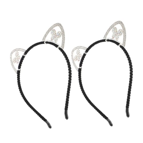 Gogogmee 3 Stück Teiliges Katzenohren Stirnband mit Funkelnden Kristallen Haaraccessoire für Damen für Halloween Cosplay und Partys Gogogmee 3 Stück Teiliges Katzenohren Stirnband mit Funkelnden Kristallen Haaraccessoire für Damen für Halloween Cosplay und Partys von Gogogmee