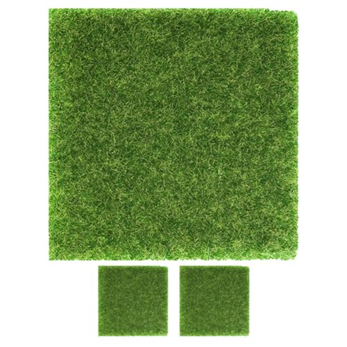 Gogogmee 3 Stück Teiliges Künstliches Realistischer Kunststoff Kunstrasen für Sandtisch deko Miniaturisierte Landschaftsgestaltung Pflegeleicht Vielseitig für Heim Gartenverzierung Gogogmee 3 Stück Teiliges Künstliches Realistischer Kunststoff Kunstrasen für Sandtisch deko Miniaturisierte Landschaftsgestaltung Pflegeleicht Vielseitig für Heim Gartenverzierung von Gogogmee