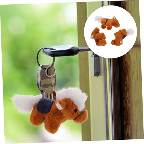 Gogogmee 3 Stück Teiliges Pferd Plüschanhänger Chinesisches Tierkreiszeichen Schlüsselanhänger Tasche Charm für Haustiere Niedliche Kleine Stofftier Dekoration zum Neujahrsfest Braun Blau Gogogmee 3 Stück Teiliges Pferd Plüschanhänger Chinesisches Tierkreiszeichen Schlüsselanhänger Tasche Charm für Haustiere Niedliche Kleine Stofftier Dekoration zum Neujahrsfest Braun Blau von Gogogmee
