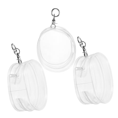 Gogogmee 3 Stück Teiliges Puppentaschen Transparent mit Schlüsselanhänger Kleine Aufbewahrungstaschen für Puppen und Sammlerstücke Robustes PVC Material für Unterwegs und Einfache Gogogmee 3 Stück Teiliges Puppentaschen Transparent mit Schlüsselanhänger Kleine Aufbewahrungstaschen für Puppen und Sammlerstücke Robustes PVC Material für Unterwegs und Einfache von Gogogmee