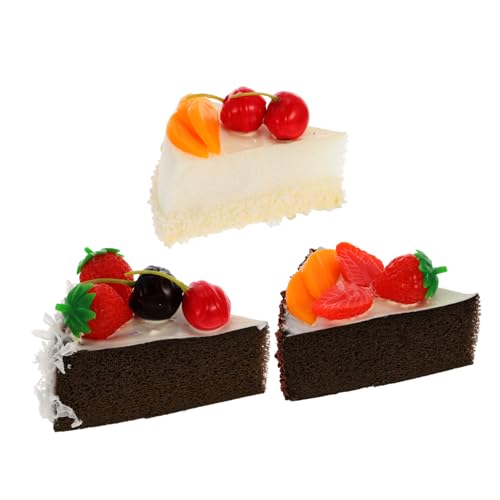 Gogogmee 3 Stück Teiliges Set Simulierte Kuchendekorationen aus PU Realistische Fotorequisiten für Zuhause Küche Party und Mehr Nachbildung von Eiscreme Sahne und Schokolade Gogogmee 3 Stück Teiliges Set Simulierte Kuchendekorationen aus PU Realistische Fotorequisiten für Zuhause Küche Party und Mehr Nachbildung von Eiscreme Sahne und Schokolade von Gogogmee
