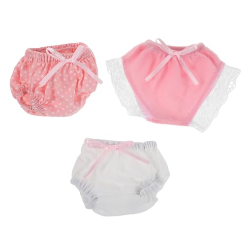 Gogogmee 3 Stück und Kleidung Babypuppenkleidung Unterhose für Babypuppen Puppe Windeln Babypuppenklosthes Babypuppen-Outfit Probieren Sie Windeln Stoff Gogogmee 3 Stück und Kleidung Babypuppenkleidung Unterhose für Babypuppen Puppe Windeln Babypuppenklosthes Babypuppen-Outfit Probieren Sie Windeln Stoff von Gogogmee