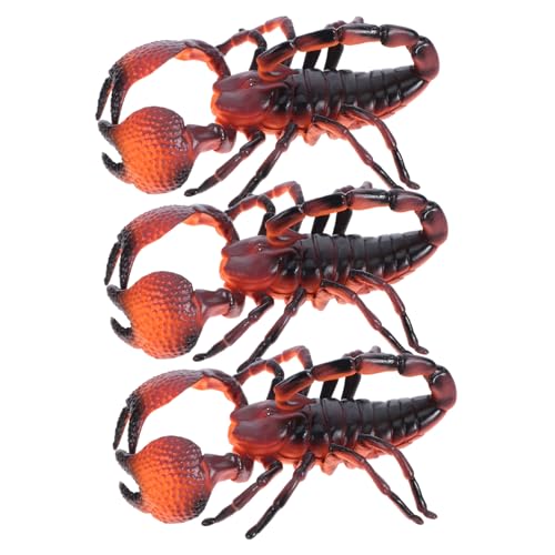 Gogogmee 3stücke Spinnen-actionfigur Realistische Insektenfigur Simulations-Spielzeug Für Junge Mädchen Garten-dekorationsobjekt Naturerkundungsspielzeug von Gogogmee